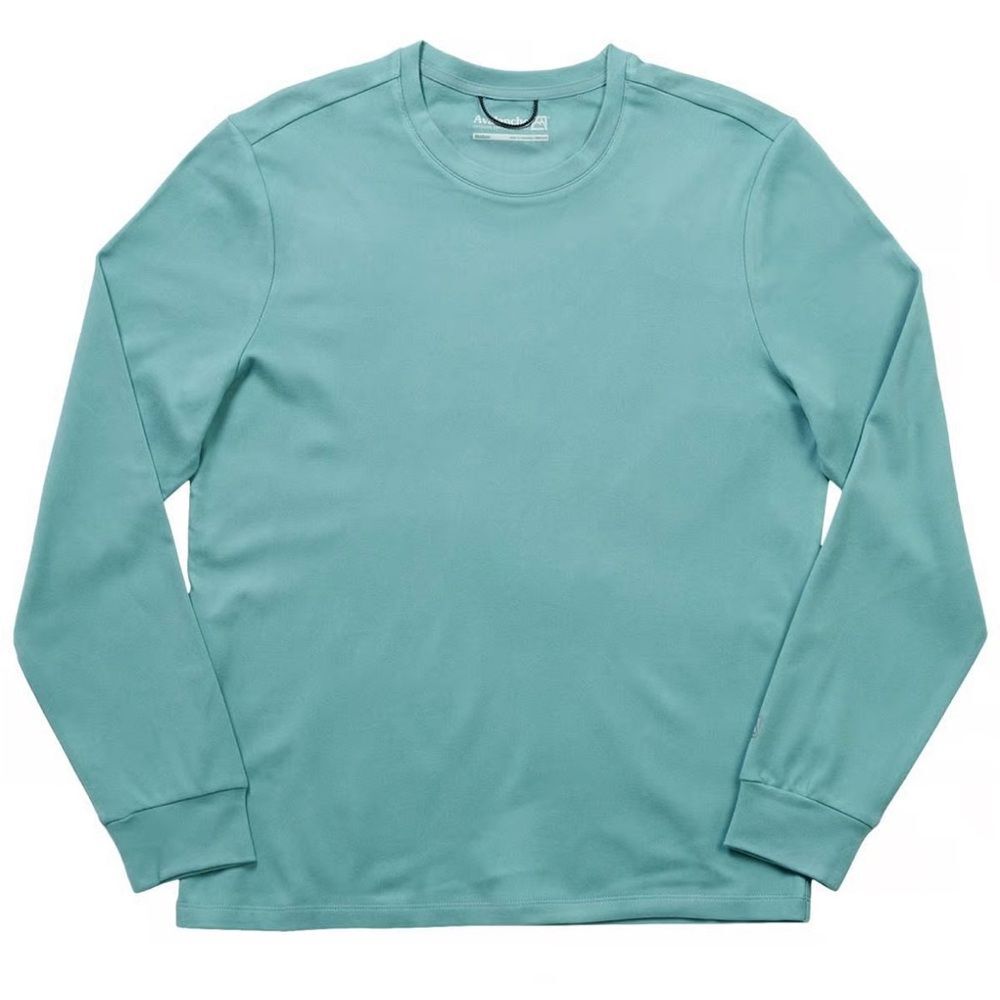 Avalanche Men's Teal Long Sleeve Mini Cord Tee